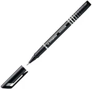 Liner Sensor, 0,3 mm, čierna, STABILO